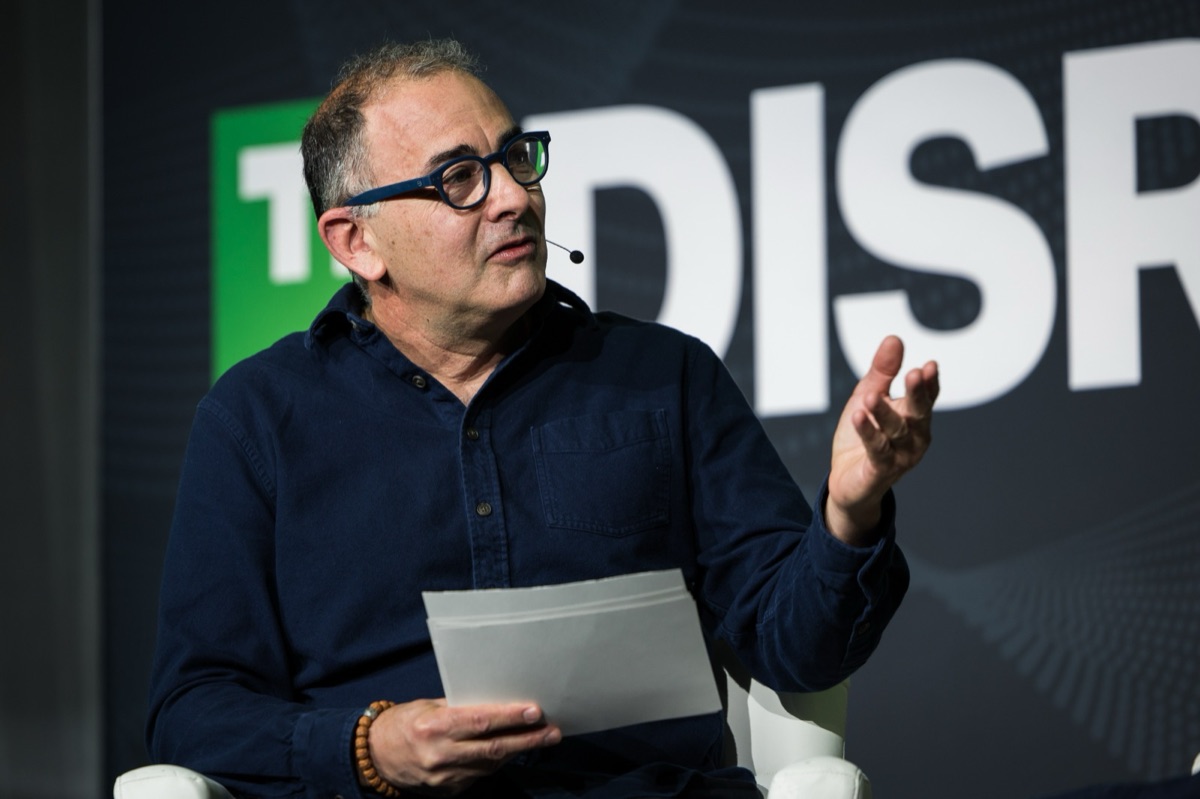 Shay Grinfeld of Greenfield Partners moderates the Disruptors 60 panel at TechCrunch Disrupt 2026