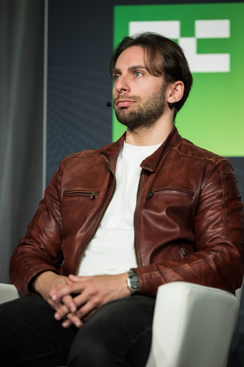 Alberto Taiuti of Reactor on the Disruptors 60 panel at TechCrunch Disrupt 2026