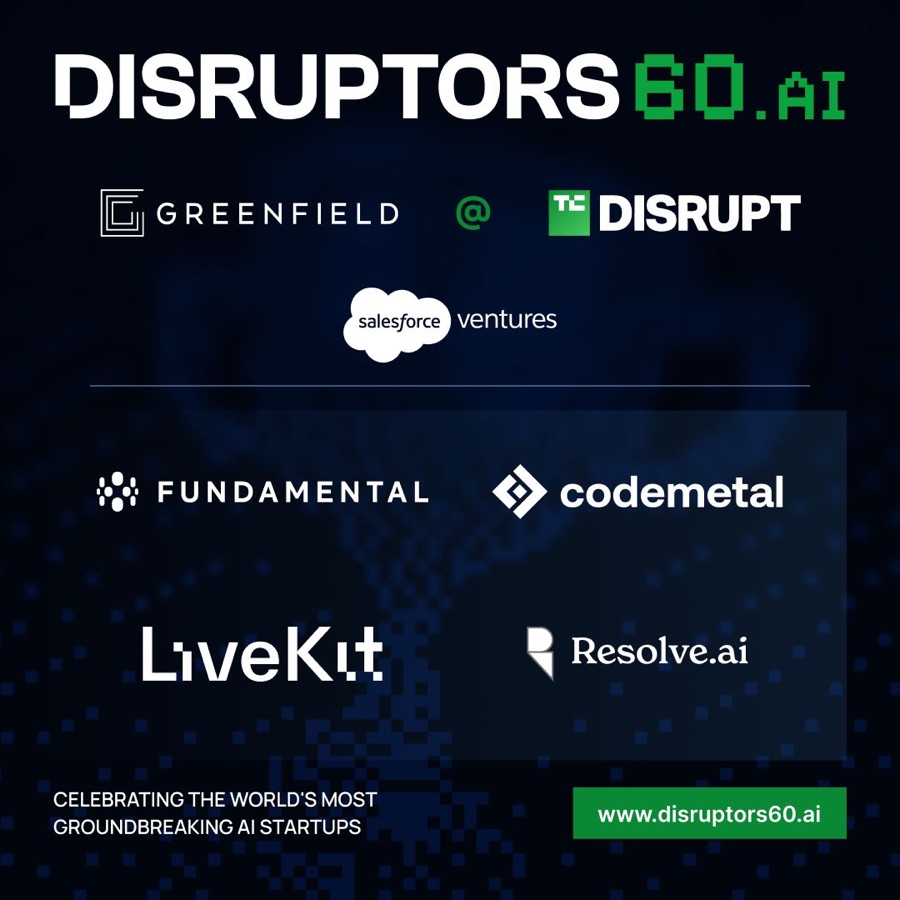 Salesforce Ventures portfolio companies in the Disruptors 60 Class of 2026