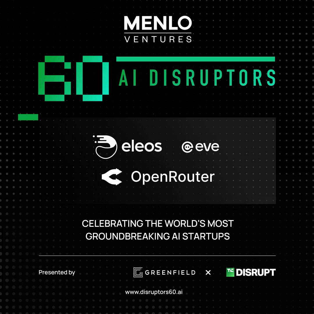 Menlo Ventures Disruptors 60 video poster